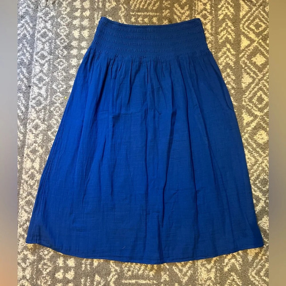 NWT Old Navy Royal Blue A-Line Skirt  size L (i108) - Picture 6 of 8